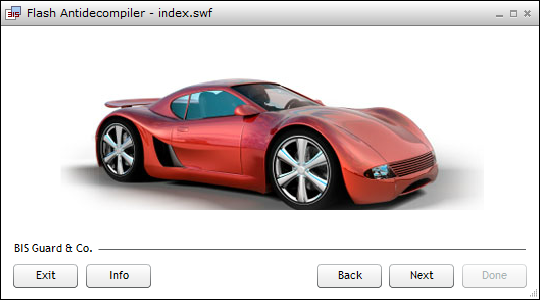 Flash Antidecompiler screen shot